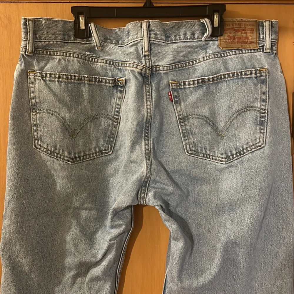 Levi’s Men’s Vintage 505 Straight Fit Jeans Light Wash Size W40 L32